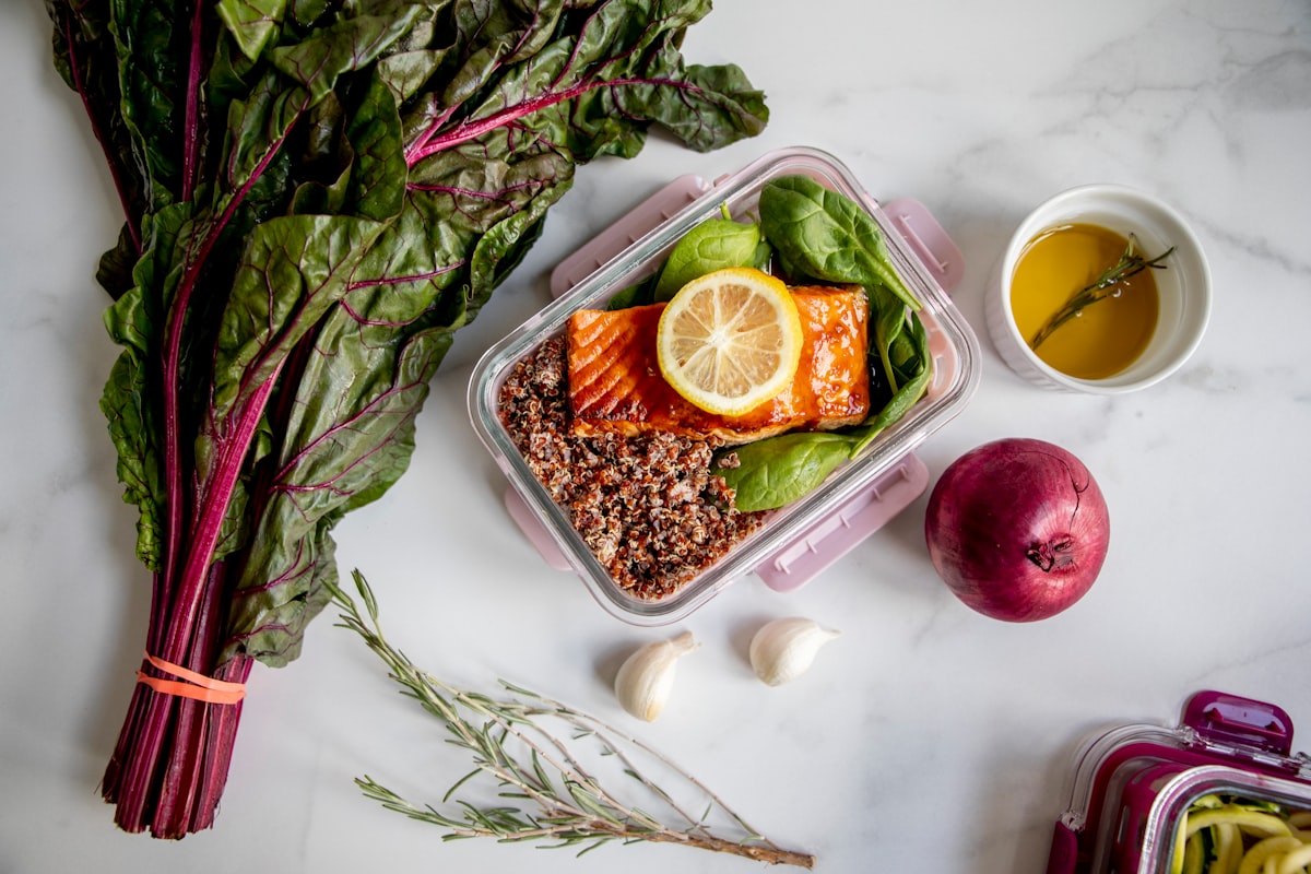 Healthy cooking ingredients and preparation